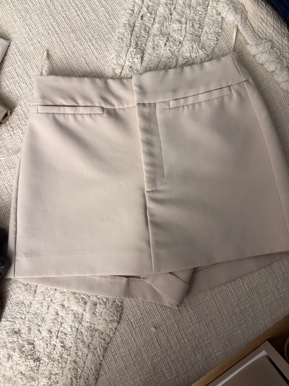 Zara Cream Tailored Skort